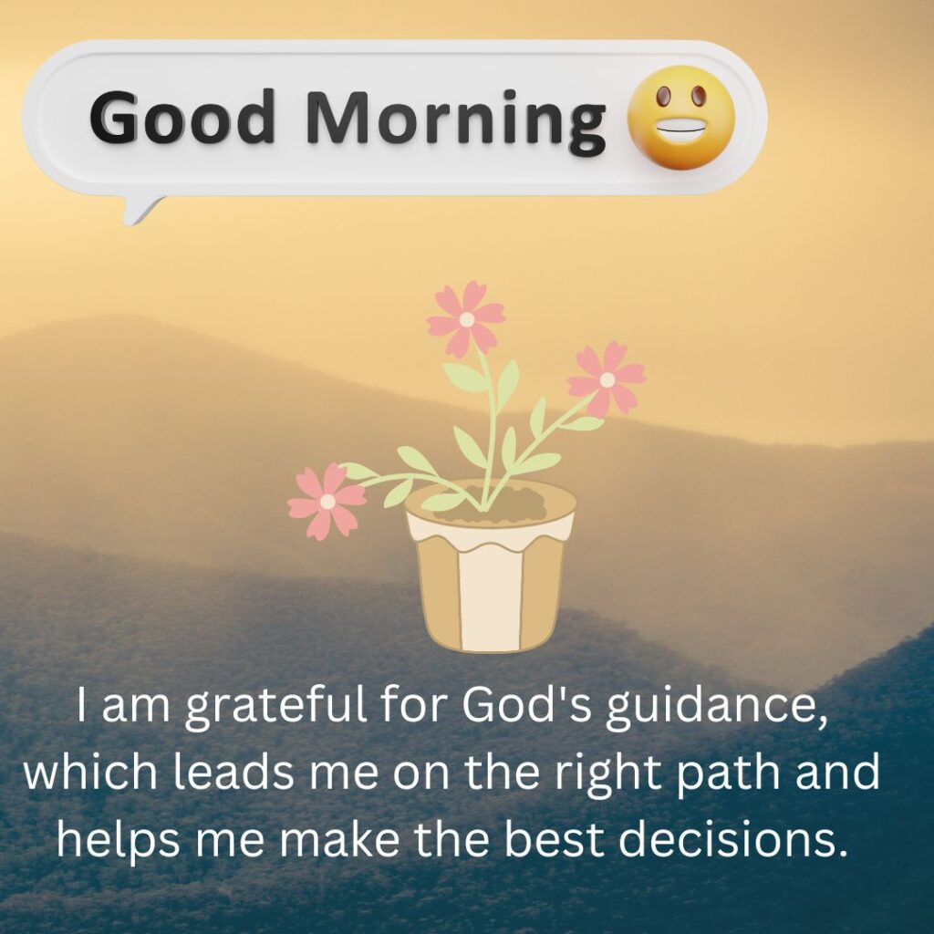 Good Morning God