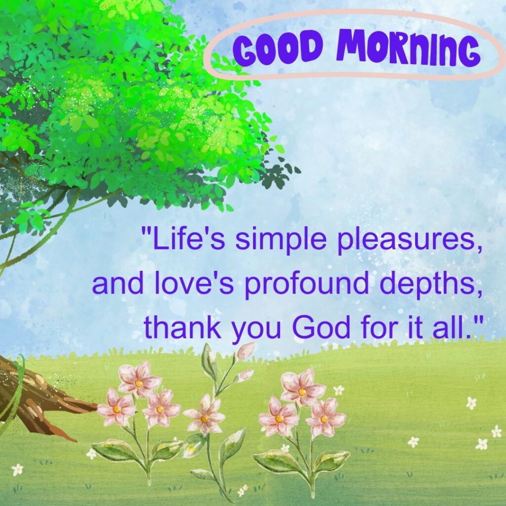 Good Morning God Blessing