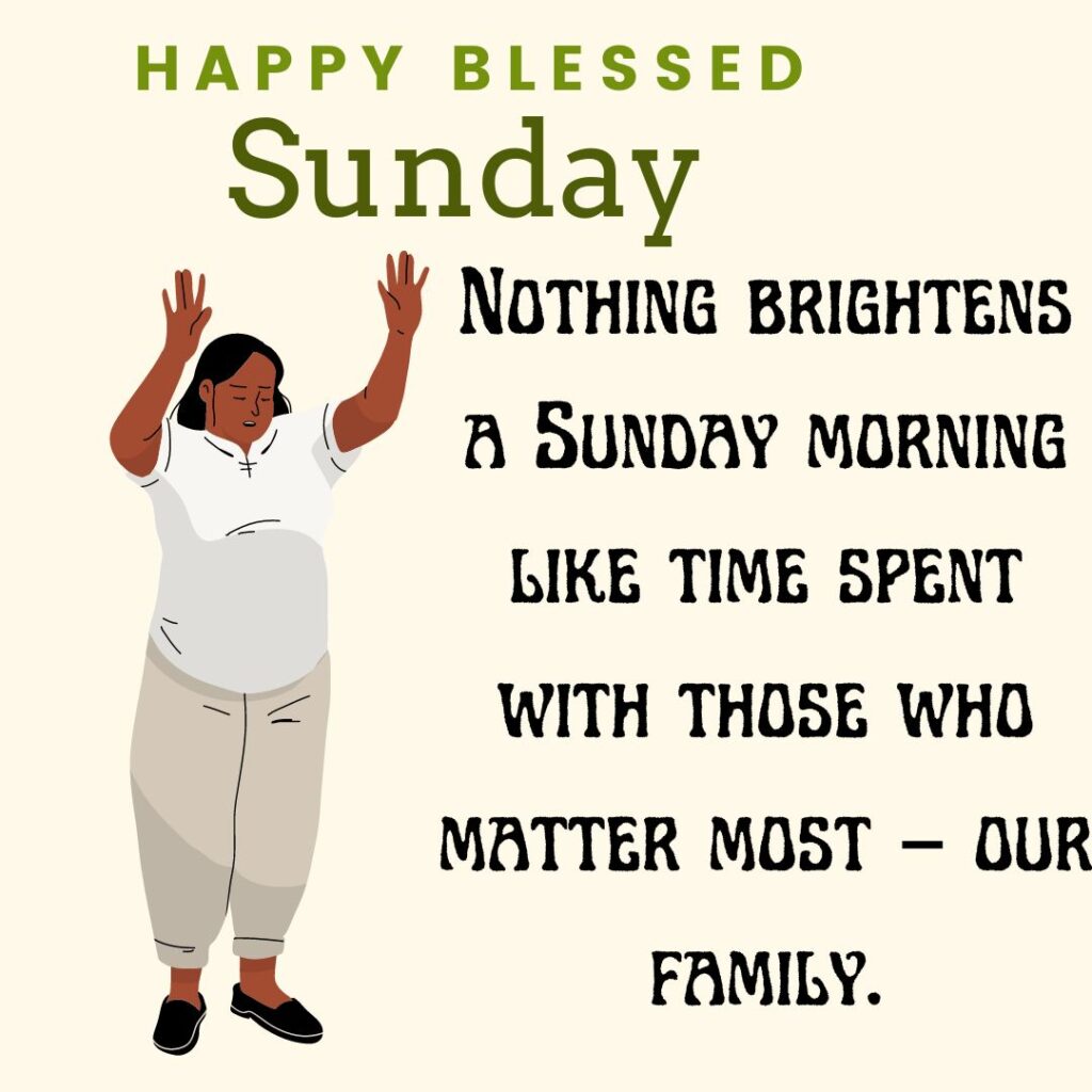 Good Morning Sunday Blessing Images for family