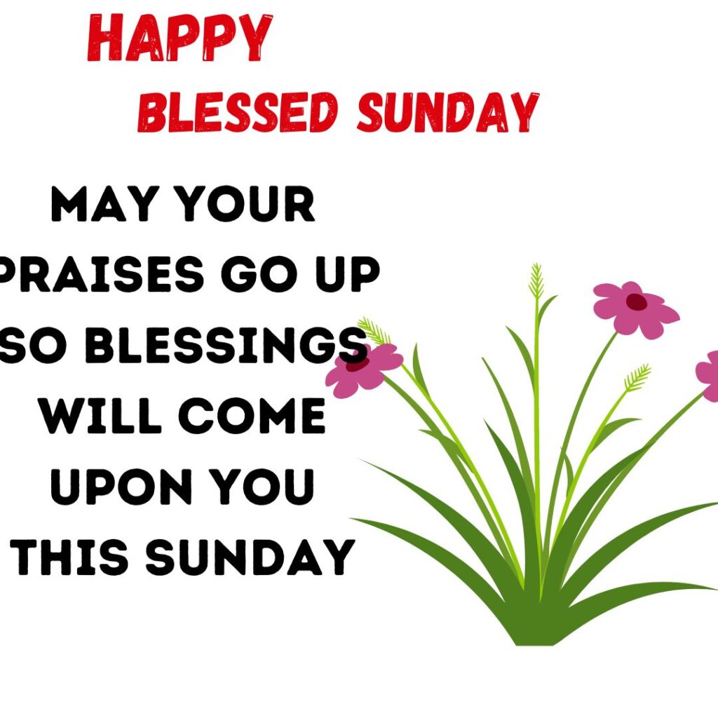 Good Sunday Blessing Images