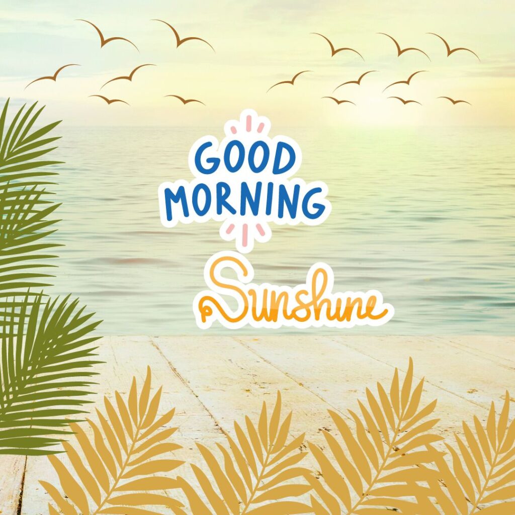 Good Morning Sunshine Images