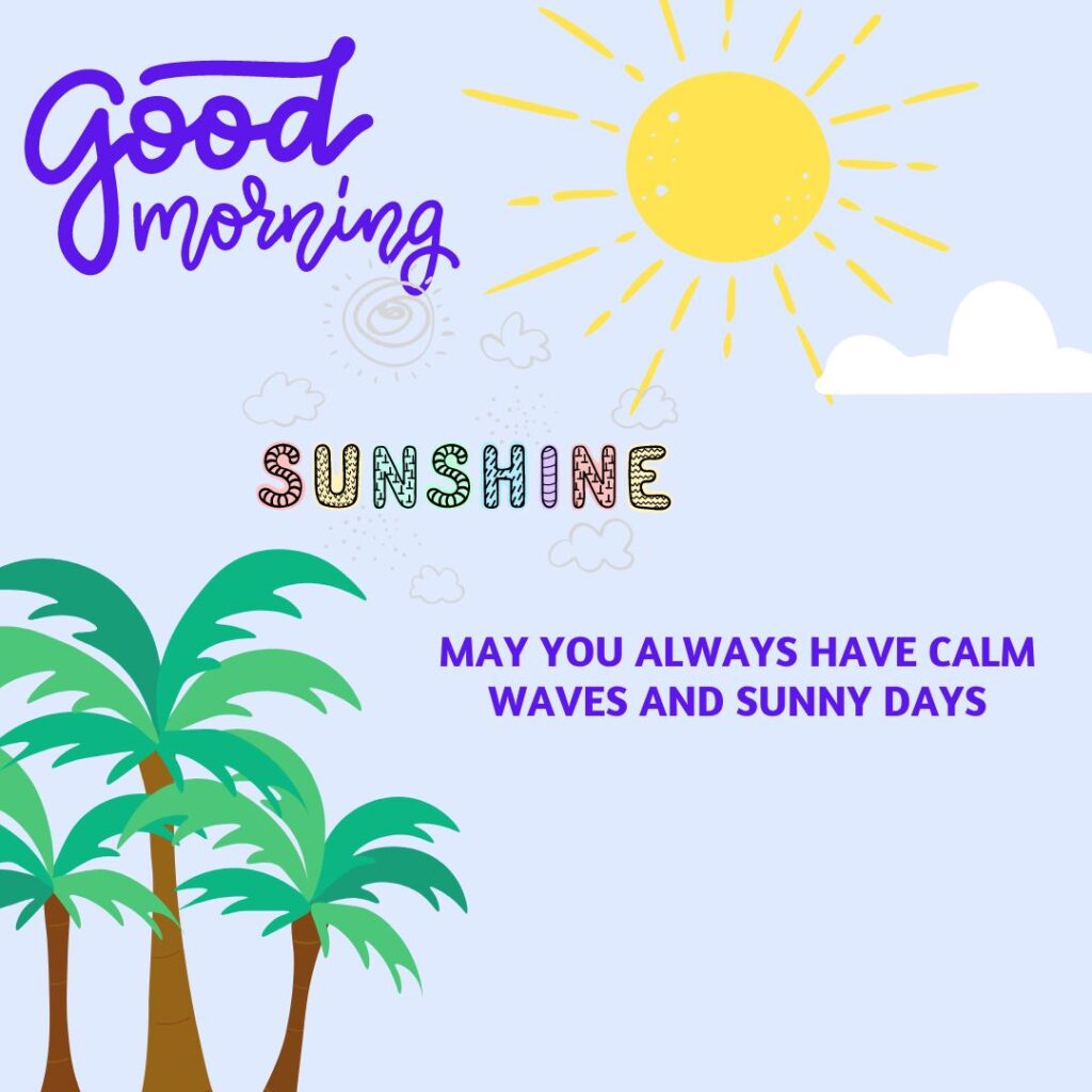 Good Morning Sunshine Images