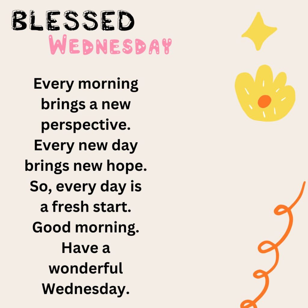 Good Morning Wednesday Blessing Quotes