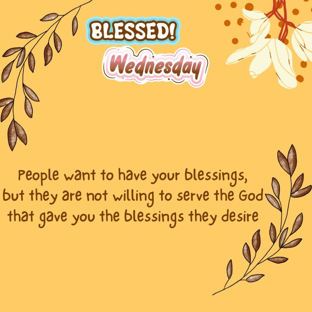 Inspirational Good Morning Wednesday Blessing Images