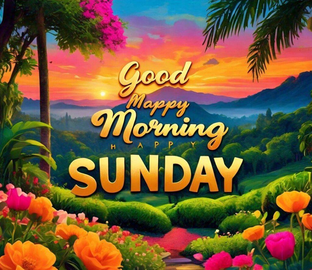 Good Morning Happy Sunday Images