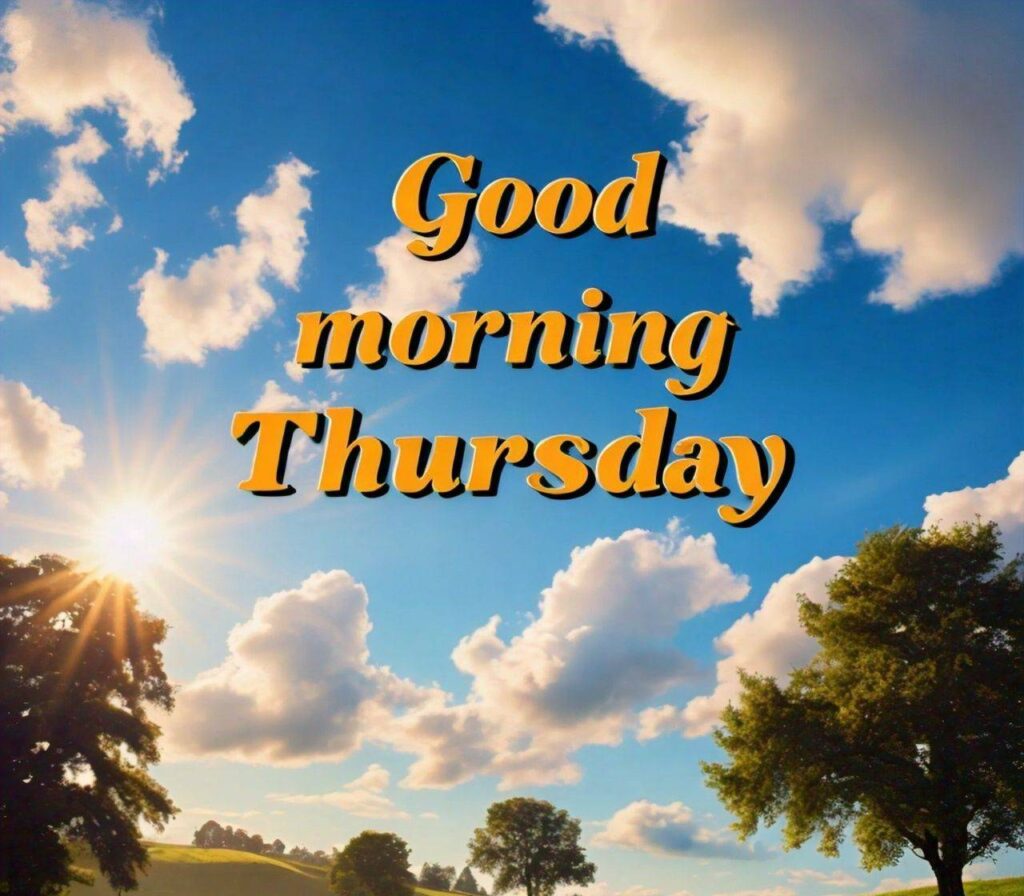 Good Morning Thursday Images