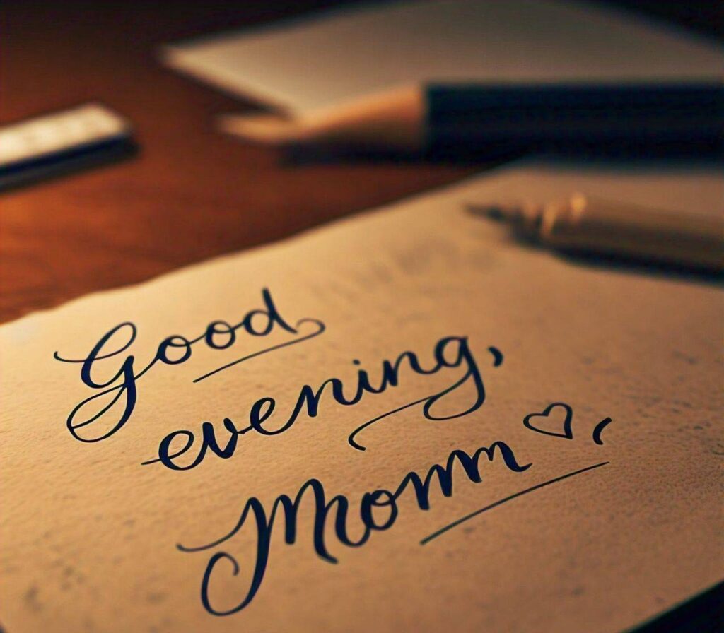 Lovely Good Evening Images for Mom