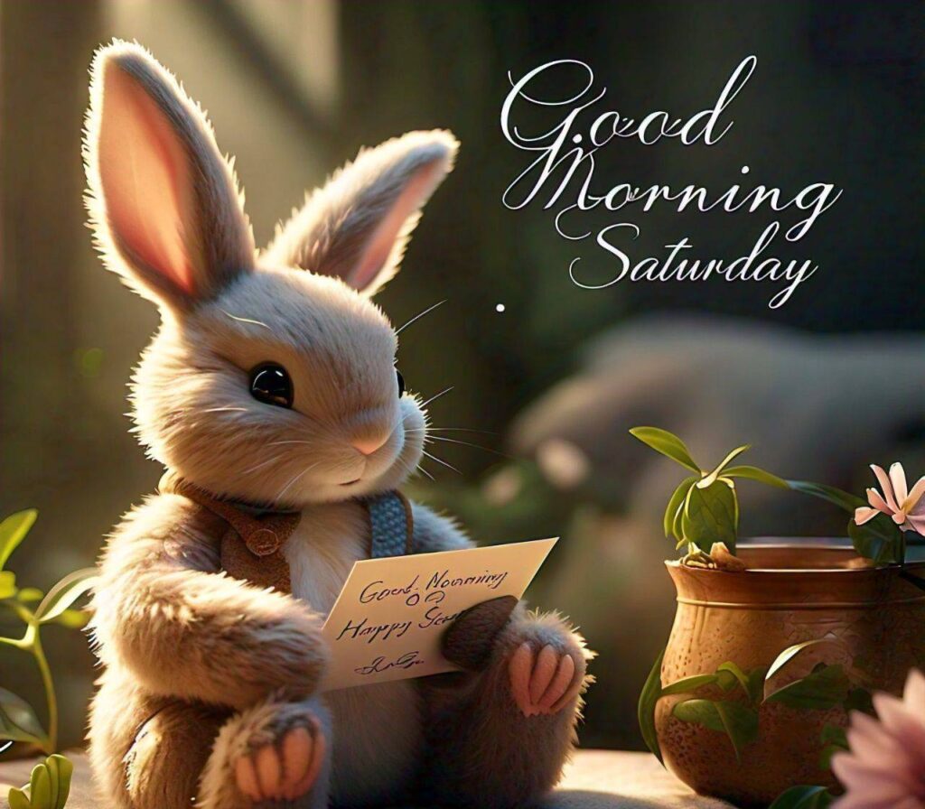 Good Morning Saturday rabbit