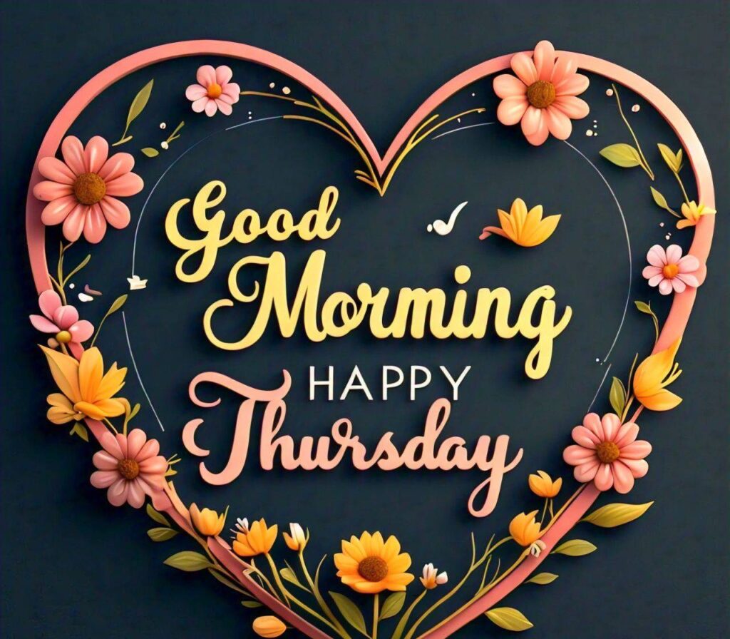 Good Morning Thursday for love